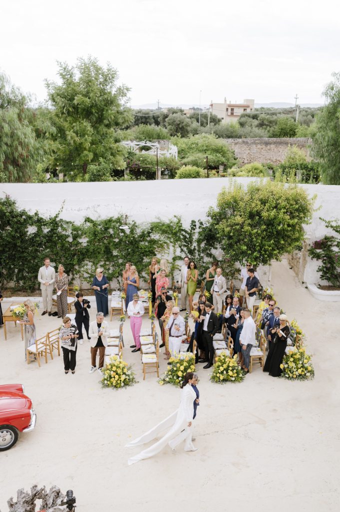 aereal wedding photography