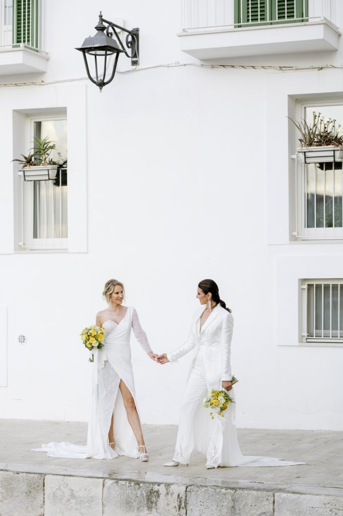bride and bride gay wedding photographer