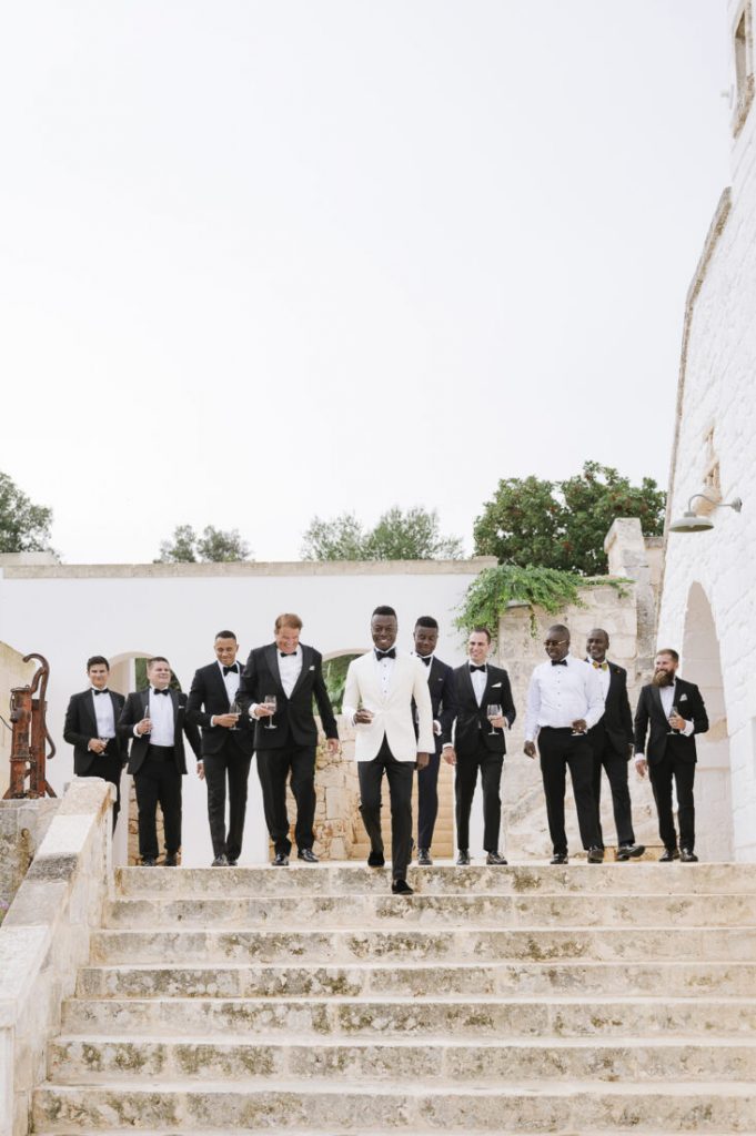 groom with his friends