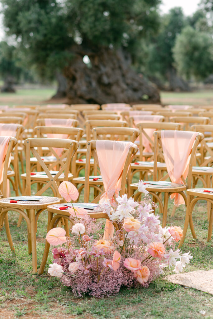 dettagli allestimento in Puglia. wedding trend 2024. le velo fotografia