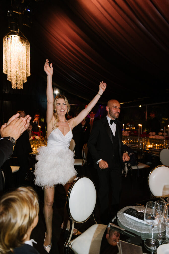 sposa in abito corto atelier eme anni 60