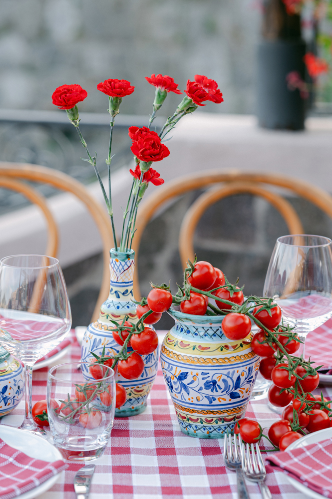 dettaglio tavola flower addicted