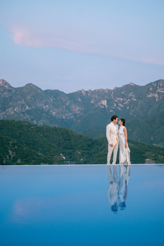 matrimonio a Belmont hotel Caruso le velo fotografia